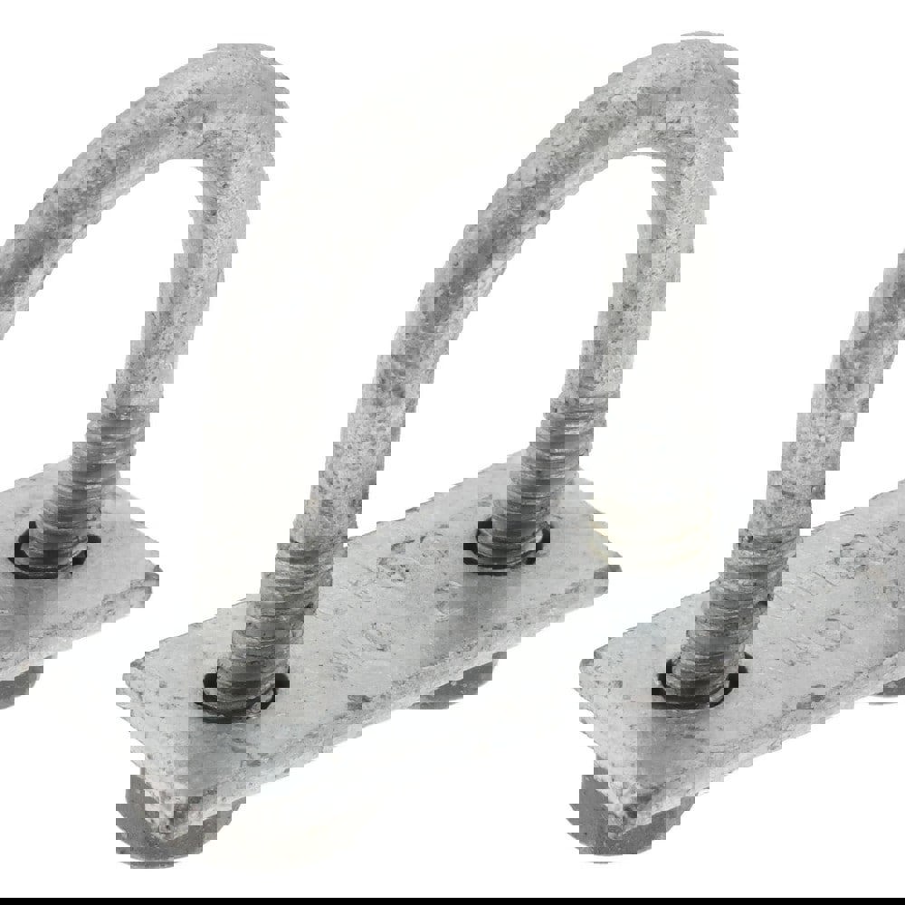 Round U-Bolt: With Mount Plate, 1/4-20 UNC, 5/8